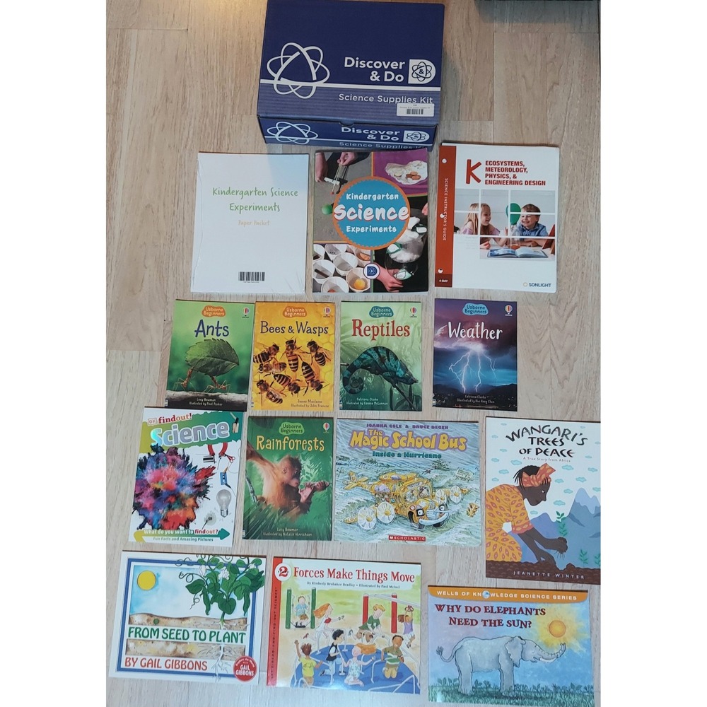 Sonlight Science Kindergarten 4 Day Discover & Do Supplies Kit STEM Complete Set